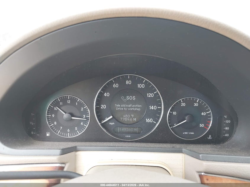 2005 MERCEDES-BENZ E 320 CDI SEDAN 3.2L I-6 DI, DOHC, TURBO, 201HP