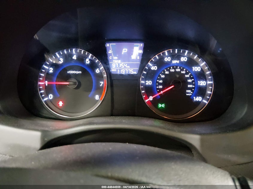 2013 Hyundai Accent Gls VIN: KMHCT4AE3DU504137 Lot: 44844559