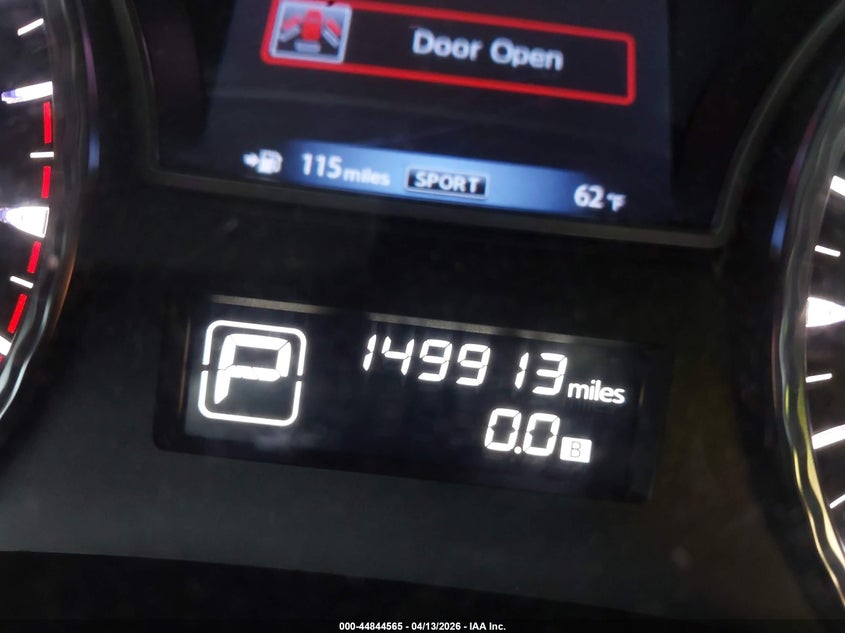 2013 Infiniti Jx35 VIN: 5N1AL0MNXDC300534 Lot: 44844565