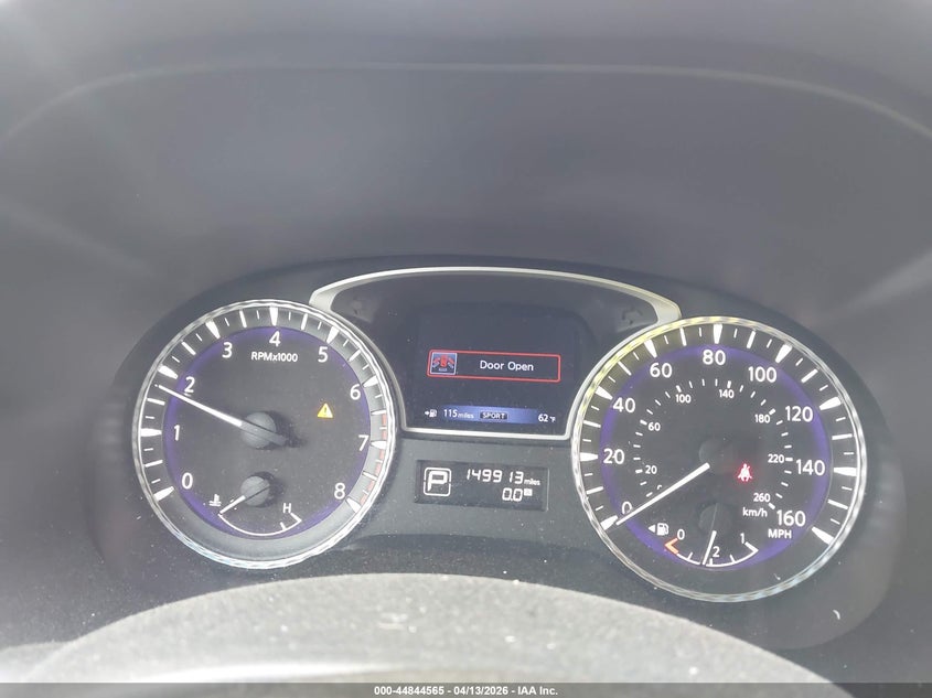 2013 Infiniti Jx35 VIN: 5N1AL0MNXDC300534 Lot: 44844565