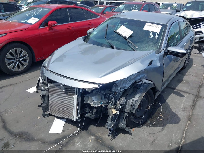 2020 Honda Civic 2.0 Lx Silver Lot 111044844600 Vin 19XFC2F68LE207756
