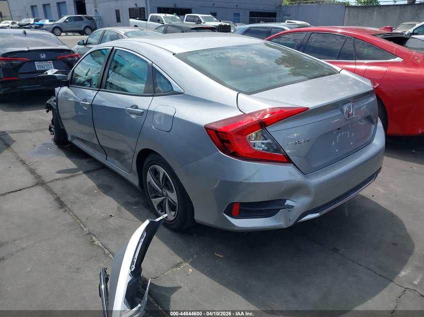 2020 Honda Civic 2.0 Lx Silver Lot 111044844600 Vin 19XFC2F68LE207756