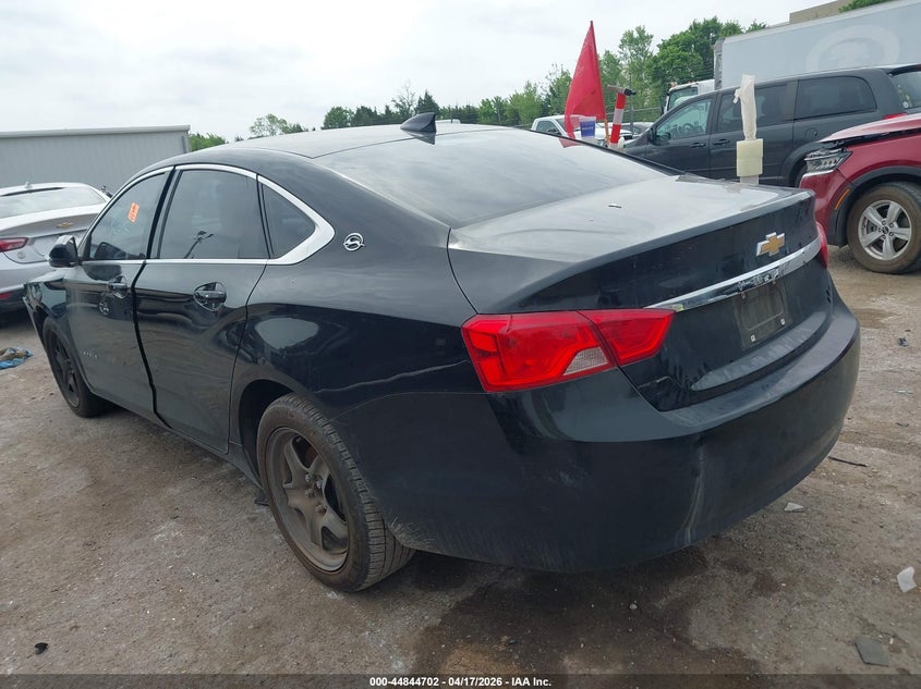 2018 Chevrolet Impala 2.5 Ls black Lot 111044844702 Vin 2G11Z5SA8J9105687