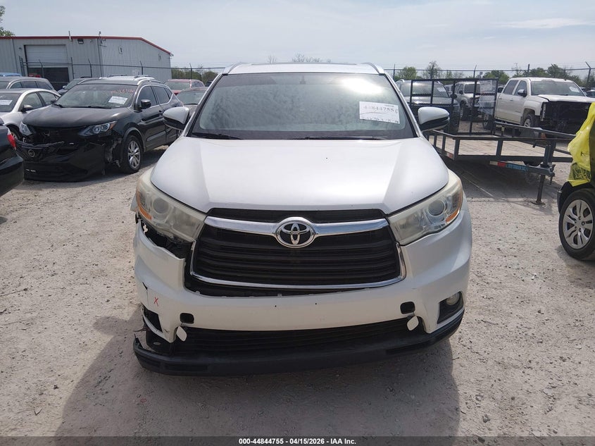 2014 Toyota Highlander Xle V6 VIN: 5TDKKRFH8ES029562 Lot: 44844755