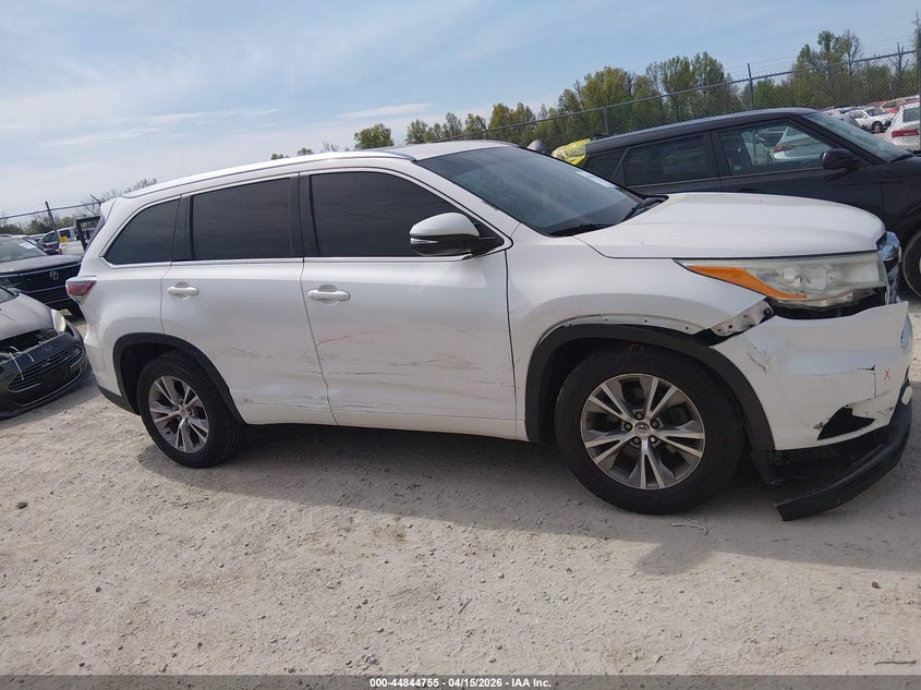 2014 Toyota Highlander Xle V6 VIN: 5TDKKRFH8ES029562 Lot: 44844755