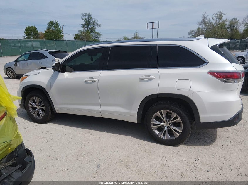 2014 Toyota Highlander Xle V6 VIN: 5TDKKRFH8ES029562 Lot: 44844755