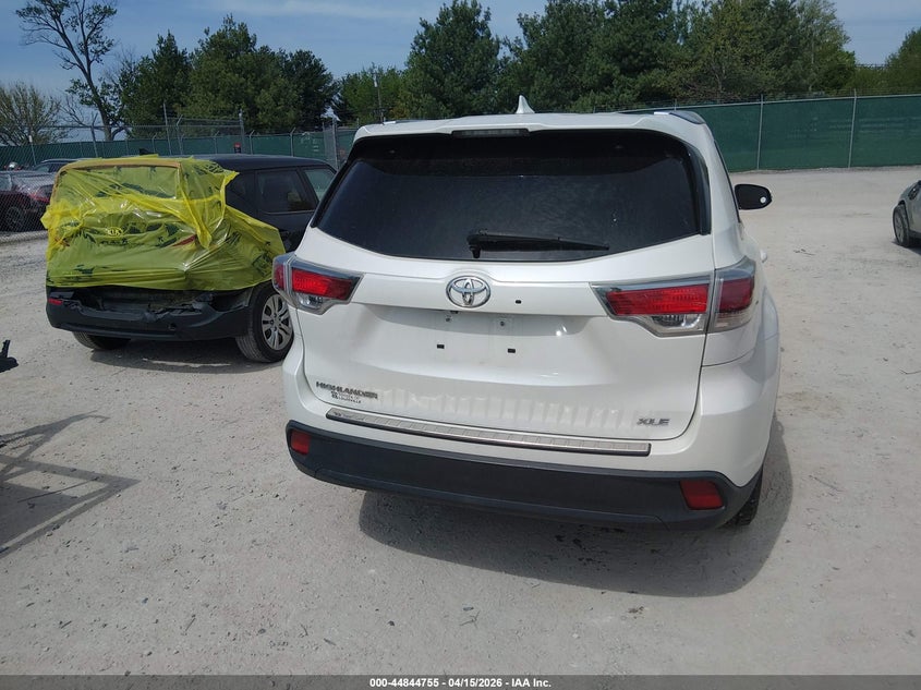 2014 Toyota Highlander Xle V6 VIN: 5TDKKRFH8ES029562 Lot: 44844755