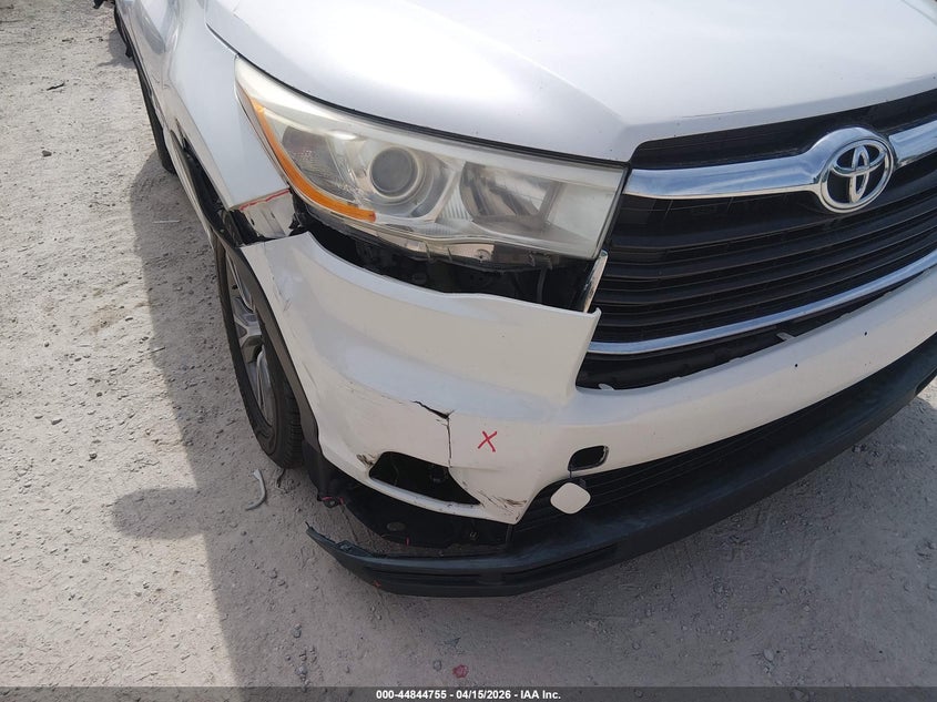 2014 Toyota Highlander Xle V6 VIN: 5TDKKRFH8ES029562 Lot: 44844755