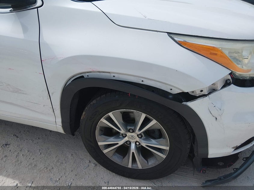 2014 Toyota Highlander Xle V6 VIN: 5TDKKRFH8ES029562 Lot: 44844755