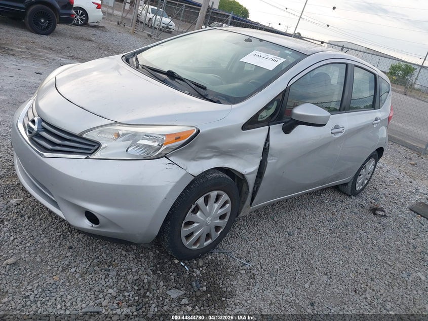 2016 Nissan Versa 1.6 Note S (Sr) S Plus Sl Sr Sv silver Lot 111044844780 Vin 3N1CE2CPXGL358094