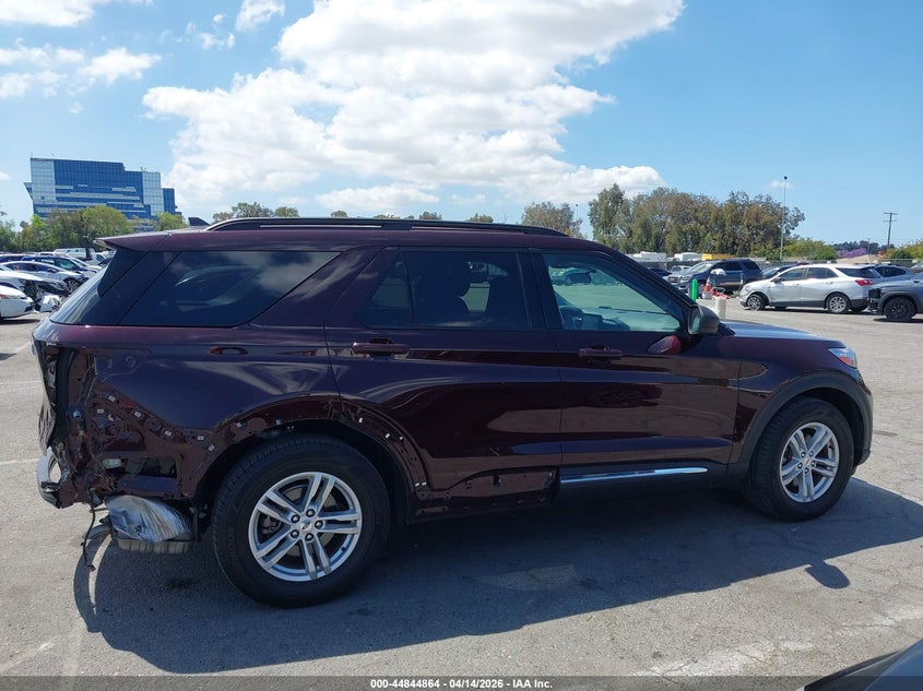 2023 Ford Explorer 2.3 Xlt purple Lot 111044844864 Vin 1FMSK7DHXPGA96213