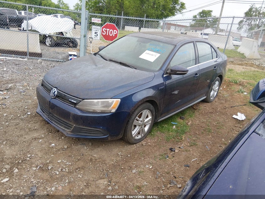 2013 Volkswagen Jetta Hybrid Sel 3VW637AJ9DM315039 photo 1