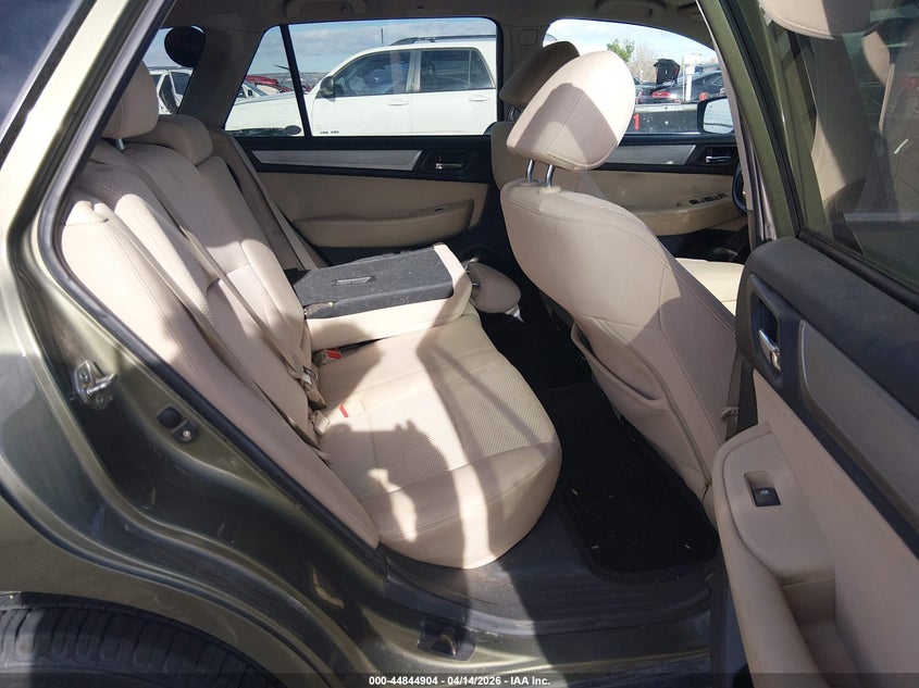 2016 Subaru Outback 2.5 2.5I Premium green Lot 111044844904 Vin 4S4BSBFC0G3276389