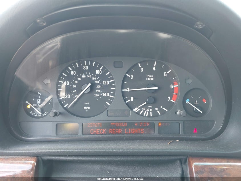 1999 BMW 740Ia VIN: WBAGG8339XDN74918 Lot: 44844963