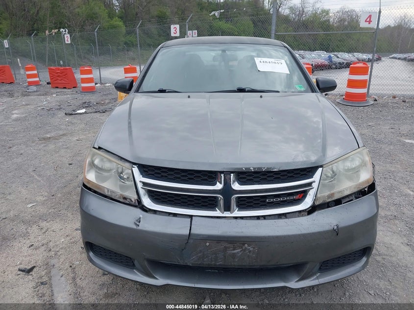 2013 Dodge Avenger Se VIN: 1C3CDZABXDN687880 Lot: 44845019
