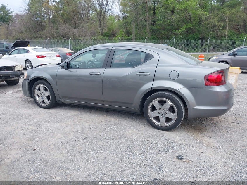 2013 Dodge Avenger Se VIN: 1C3CDZABXDN687880 Lot: 44845019