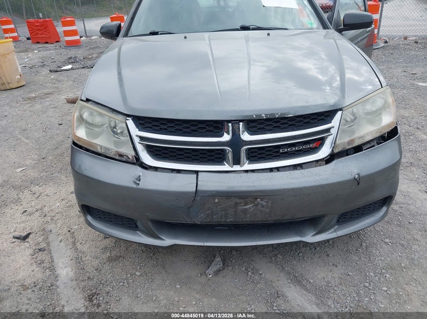 2013 Dodge Avenger Se VIN: 1C3CDZABXDN687880 Lot: 44845019
