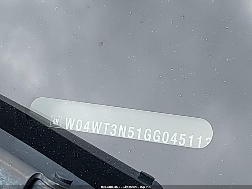 2016 Buick Cascada Premium VIN: W04WT3N51GG045113 Lot: 44845075