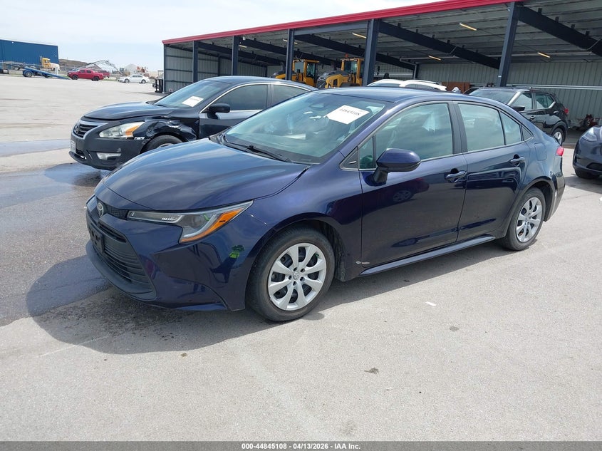 2023 Toyota Corolla 2.0 Le blue Lot 111044845108 Vin 5YFB4MDE2PP001676