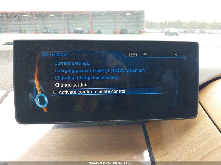 2015 BMW I3 Base W/Range Extender VIN: WBY1Z4C57FV501938 Lot: 44845148