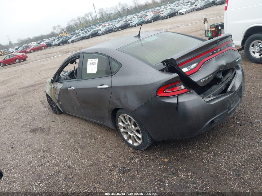 Vin: 1c3cdfcb6gd704650, lot: 45342521, dodge dart limited 20163