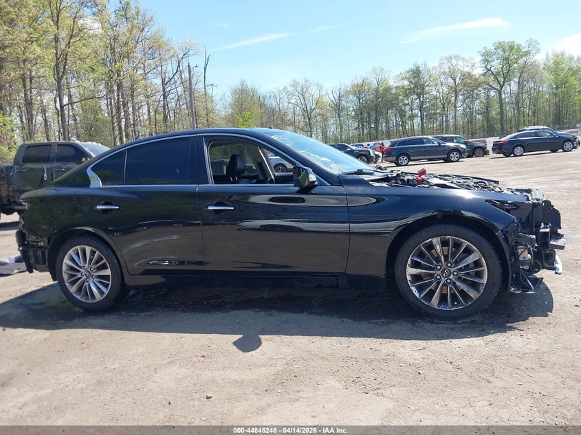 2021 Infiniti Q50 Luxe Awd VIN: JN1EV7BRXMM755797 Lot: 44845246