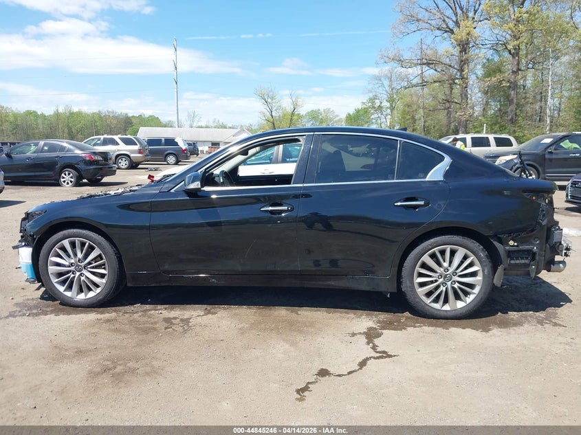 2021 Infiniti Q50 Luxe Awd VIN: JN1EV7BRXMM755797 Lot: 44845246