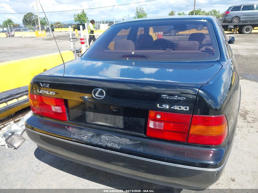 1996 Lexus Ls 400 VIN: JT8BH22F1T0063836 Lot: 44845250