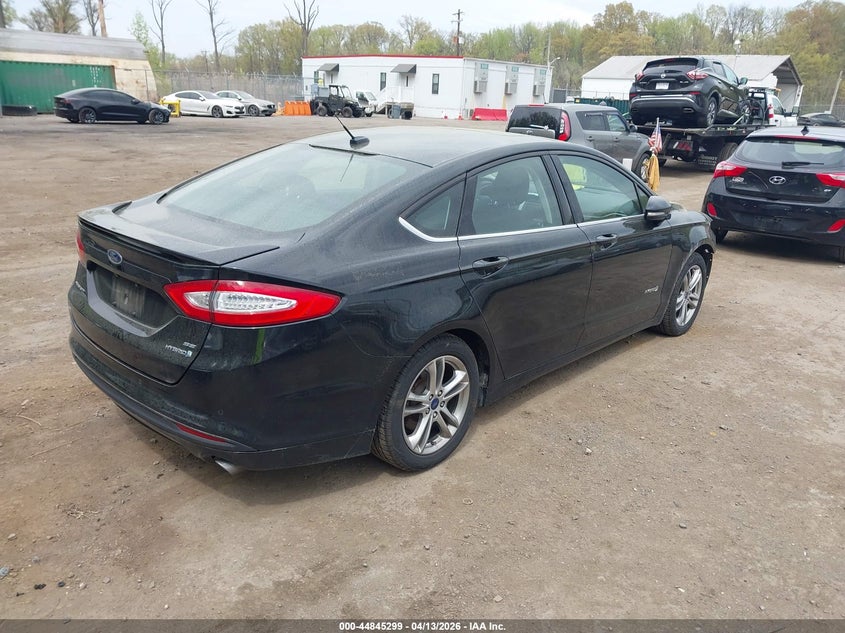 2016 Ford Fusion 2.0 Hybrid Se black Lot 111044845299 Vin 3FA6P0LU6GR288210