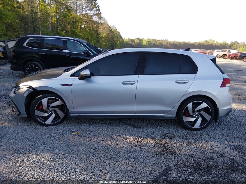 2022 Volkswagen Golf Gti 2.0T S VIN: WVWG87CD8NW209439 Lot: 44845363