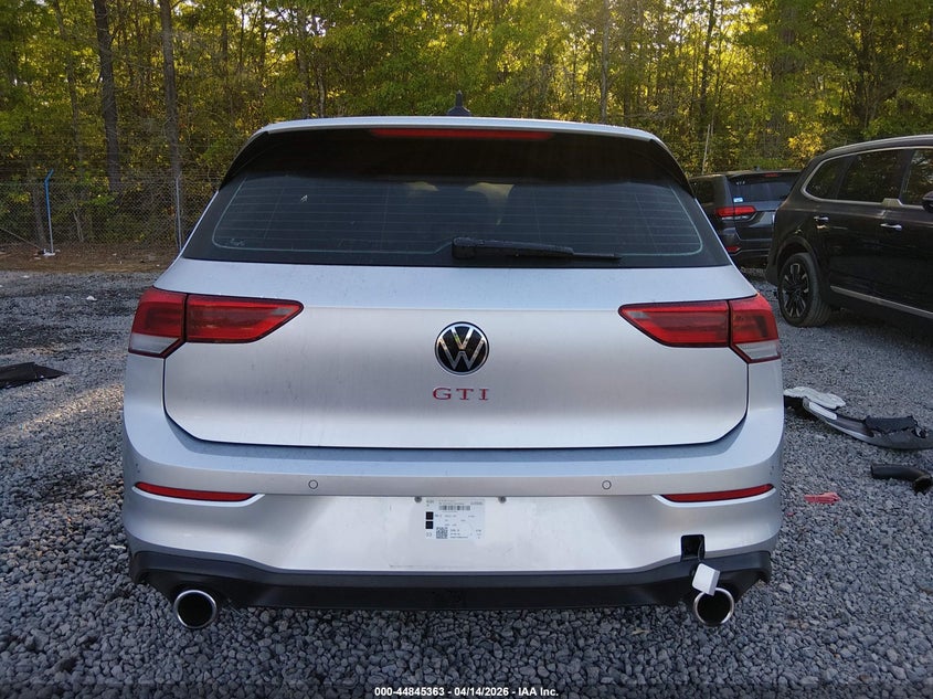 2022 Volkswagen Golf Gti 2.0T S VIN: WVWG87CD8NW209439 Lot: 44845363