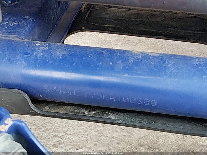 2019 Yamaha Yxz1000 VIN: 5Y4AN37Y9KA100380 Lot: 44845409