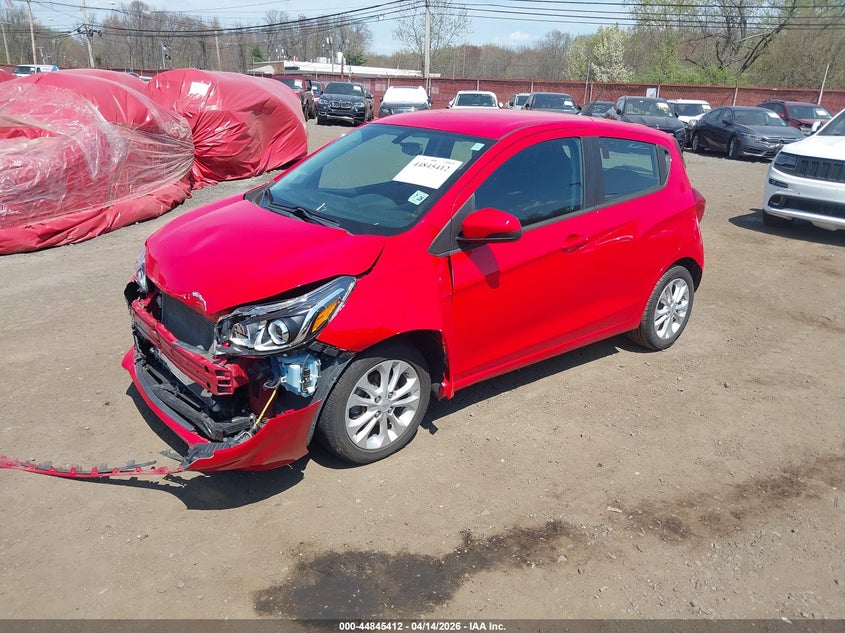 2021 Chevrolet Spark 1.4 Fwd 1Lt Automatic red Lot 111044845412 Vin KL8CD6SA3MC746935
