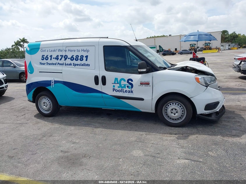 2022 Ram Promaster City Cargo Van VIN: ZFBHRFAB7N6W80661 Lot: 44845455