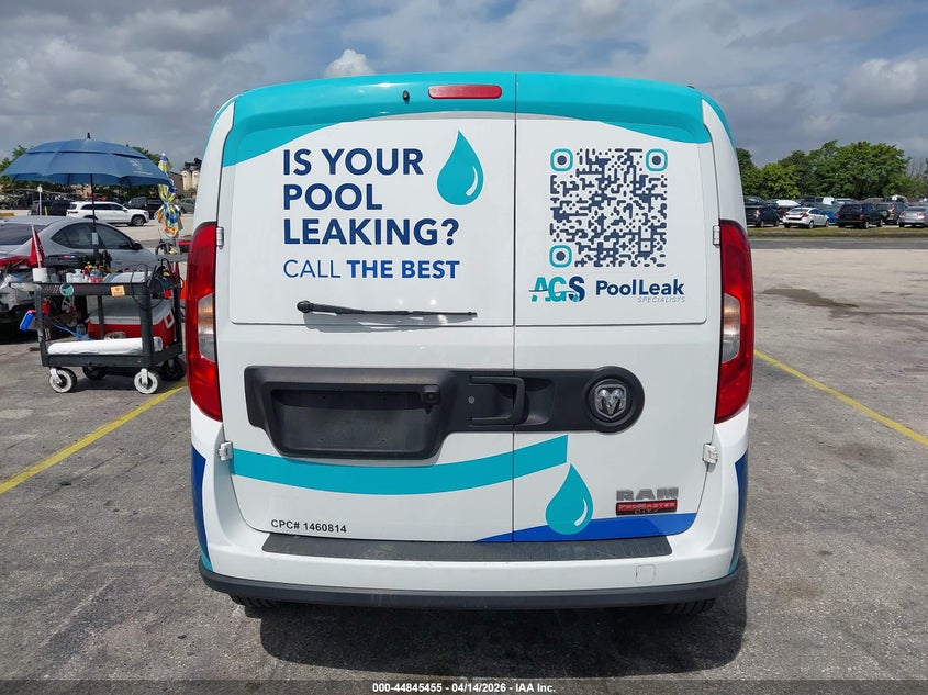 2022 Ram Promaster City Cargo Van VIN: ZFBHRFAB7N6W80661 Lot: 44845455