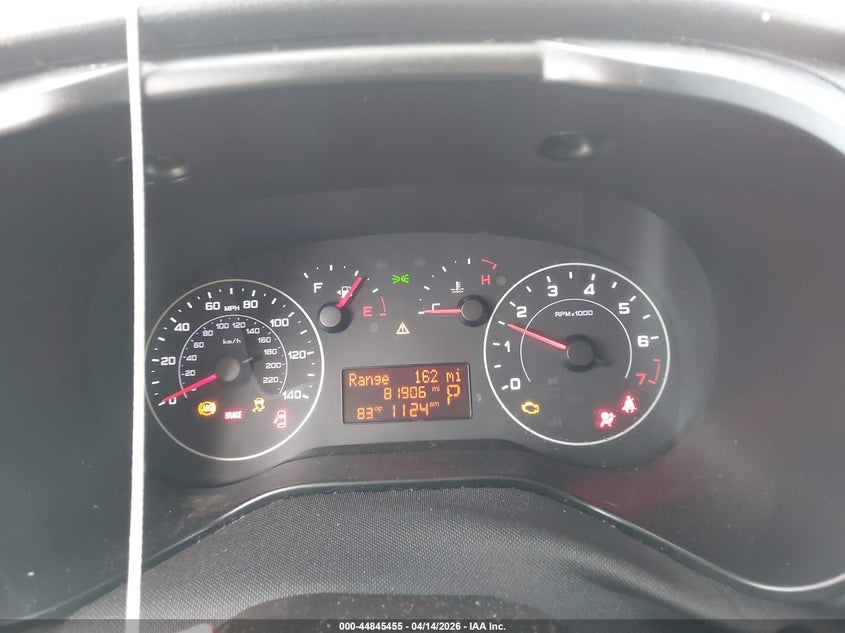 2022 Ram Promaster City Cargo Van VIN: ZFBHRFAB7N6W80661 Lot: 44845455