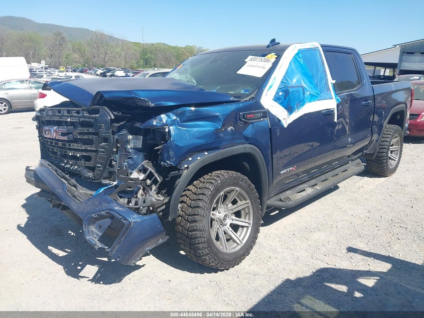 2020 Gmc SIERRA 6.2 1500 4Wd Short Box At4 blue Lot 111044845496 Vin 3GTP9EEL4LG102972