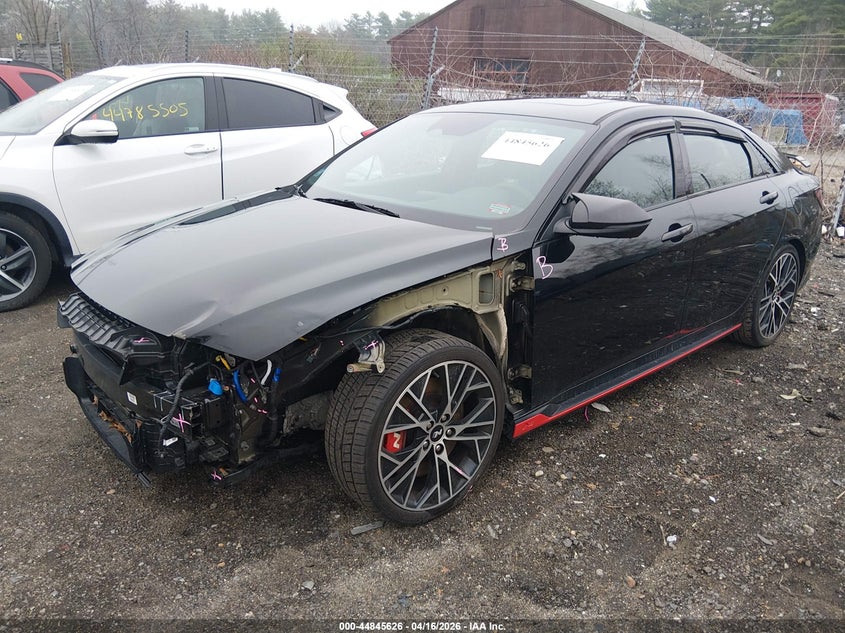2022 Hyundai Elantra N KMHLW4AKXNU008878 photo 1