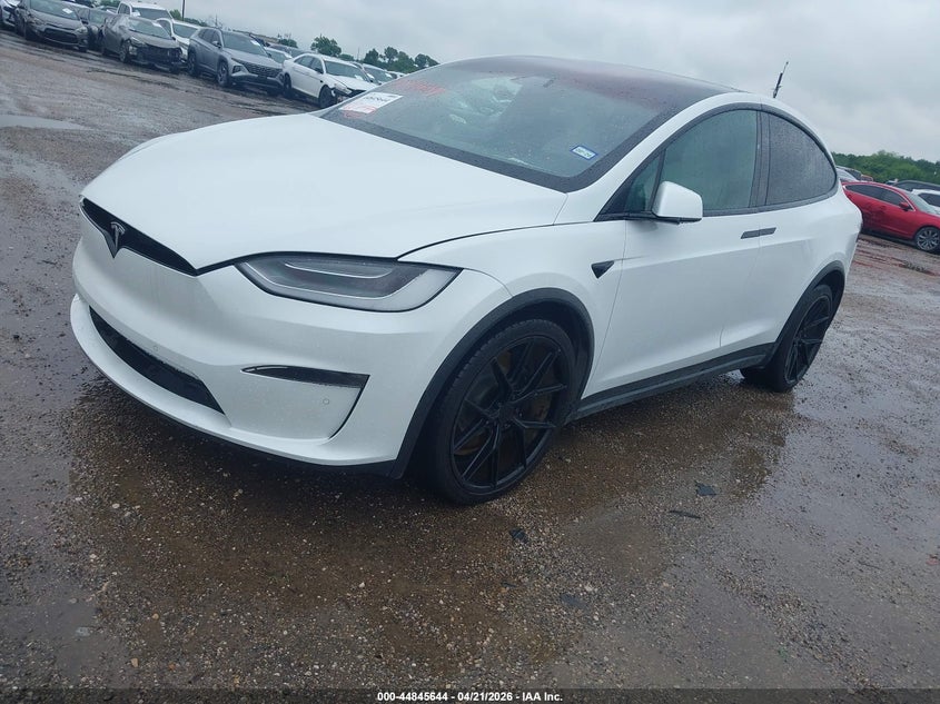 Vin: 7saxcbe68nf341768, lot: 45342952, tesla model x plaid tri motor all-wheel drive 20222