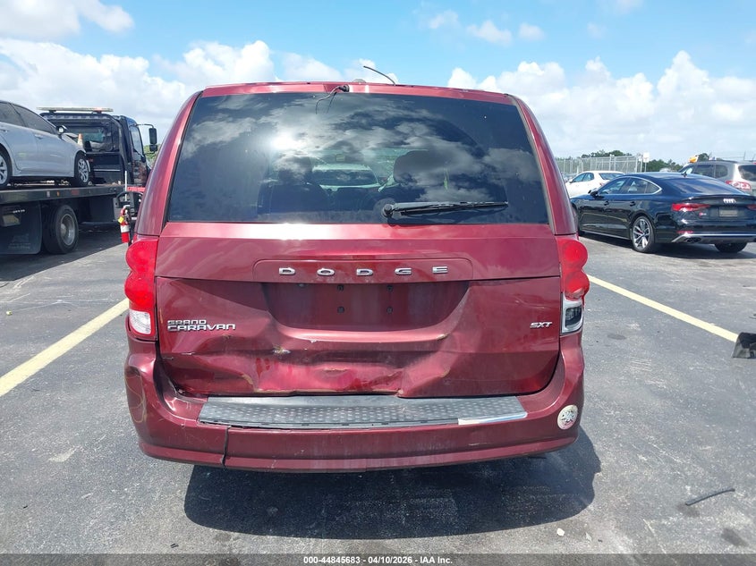2018 Dodge Caravan 3.6 Grand Sxt brown Lot 111044845683 Vin 2C4RDGCG8JR259436