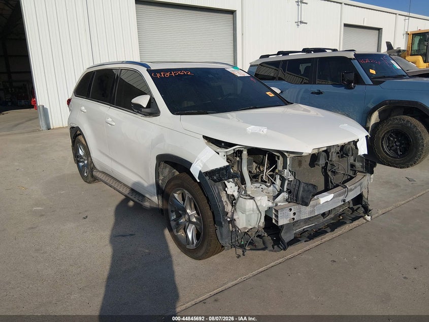 Vin: 5tdyzrfh2hs218279, lot: 45343000, toyota highlander limited platinum 2017 img_1