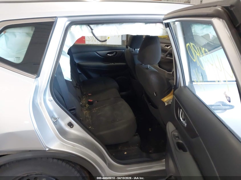 2016 Nissan Rogue 2.5 S/Sl/Sv silver Lot 111044845810 Vin KNMAT2MV7GP685693