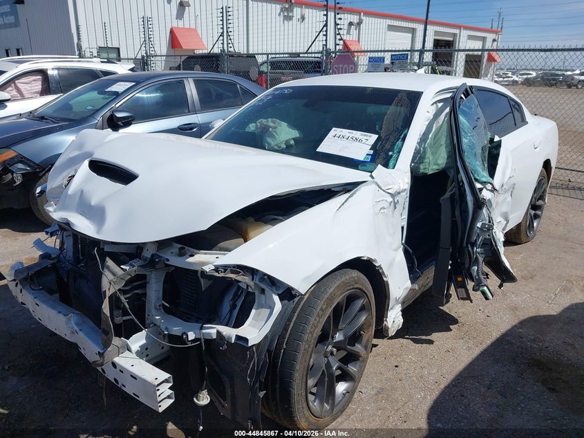 2021 Dodge Charger 6.4 Scat Pack Rwd white Lot 111044845867 Vin 2C3CDXGJ7MH652001