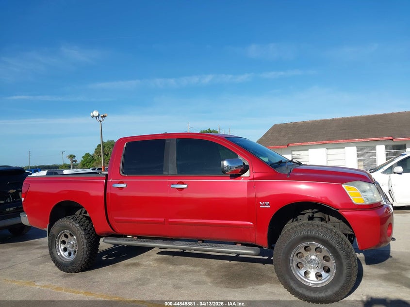 2004 Nissan Titan Le VIN: 1N6AA07BX4N518213 Lot: 44845881