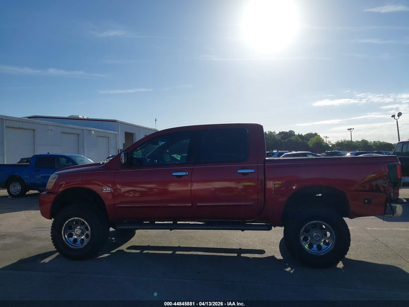 2004 Nissan Titan Le VIN: 1N6AA07BX4N518213 Lot: 44845881