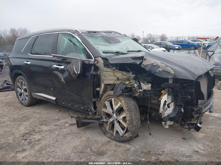 KM8R4DHE3NU389635 2022 Hyundai Palisade Sel auction photo 1