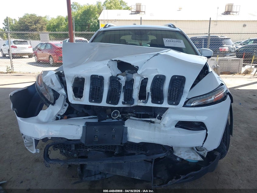 2015 Jeep Cherokee 2.4 Latitude white Lot 111044845908 Vin 1C4PJMCBXFW514928