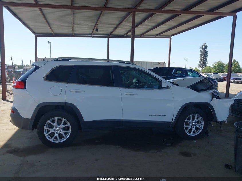 2015 Jeep Cherokee 2.4 Latitude white Lot 111044845908 Vin 1C4PJMCBXFW514928