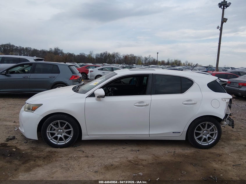 2012 Lexus Ct 200H Premium VIN: JTHKD5BH1C2081823 Lot: 44845954
