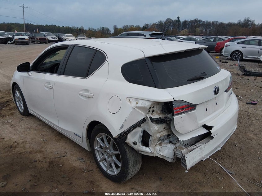 2012 Lexus Ct 200H Premium VIN: JTHKD5BH1C2081823 Lot: 44845954